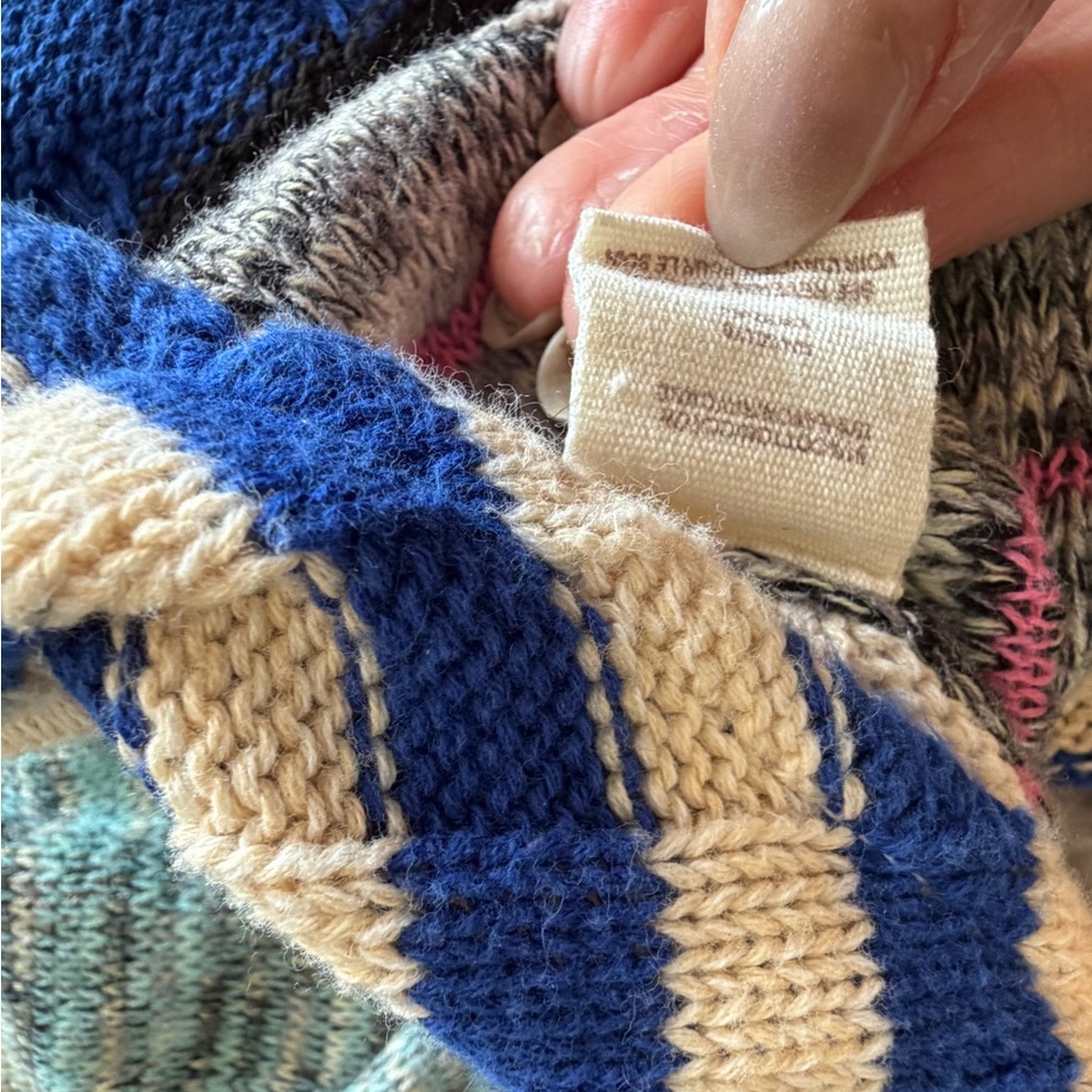 Freepeople Multicolor Patchwork Long Cardigan siz… - image 13